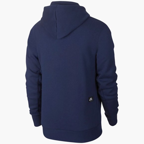 Nike SB Triangle GFX Men's Skateboard Pullover Hoodie - Navy Blue - Picture 3 of 7